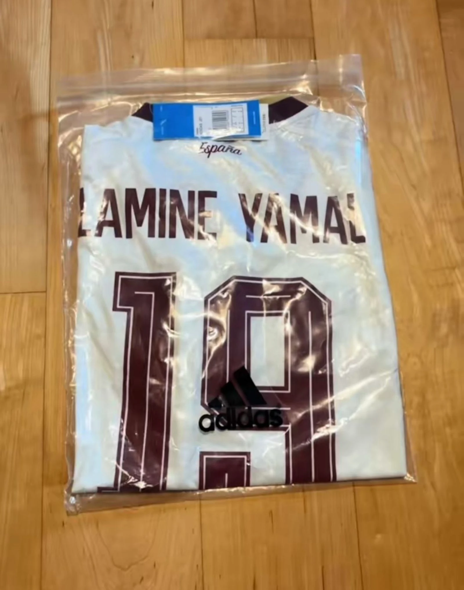 Camiseta lamine yamal mundial 2026 visitante